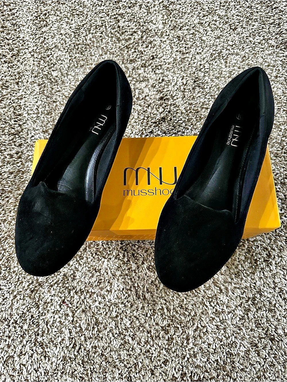 Musshoe Black Flats